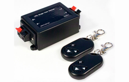 LED-DIMRMT12V8A - Black Remote Control Dimmer