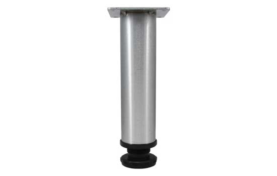 LEG4SC - 4" to 4-3/4" Satin Chrome Adjustable Cabinet Leg
