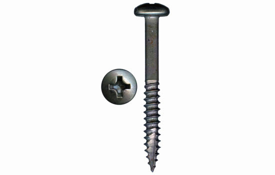 MC90-4 - #6 x 1-1/4" Pan Head Phillips Plain Screw for Faceframe Assembly Applications (5715) - 8M per Box