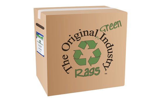 MCRAG25 - Premium Recycled White Cotton Rags - 25lb/box
