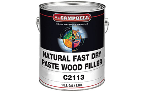 MLC-C2113-1 - 1 Gallon Solvent Based Natural Fast Dry Paste Wood Filler <mark>Additional Hazmat Fees May Apply</mark>
