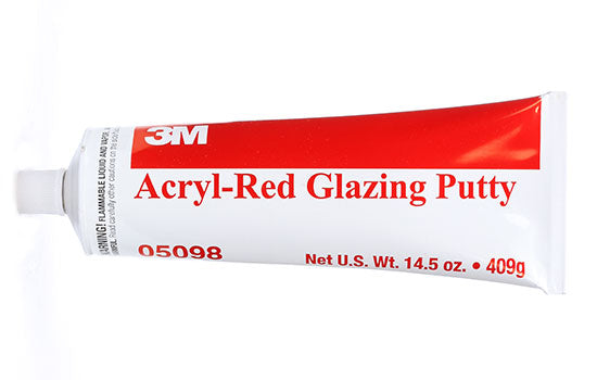 MM05098 - 14.5 oz Acryl-Red Medium Drying Glazing Putty