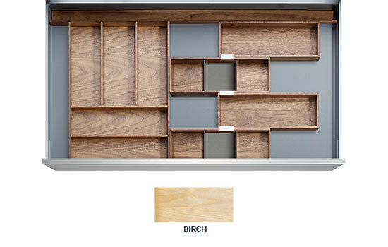 MUMBAI-BIR *KIT* - 24" Birch Mumbai Drawer Insert Kit for Drawer Widths 27-1/2" to 30"