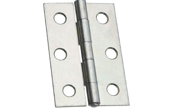 N146-258 - 2-1/2"H Zinc Light Narrow Nortise Cabinet Hinge