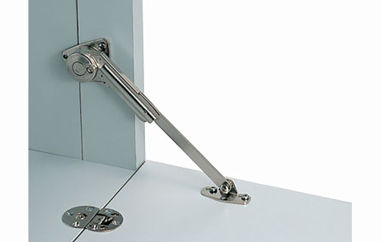 NSDX-10LK - Lid Support Soft-Down 7/8"W LH Nickel Adjustable