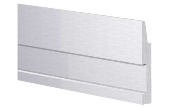 OA8745-12 - 12' Light Z-Clip No Holes Cabinet Hanging Rail