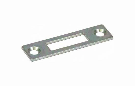 OL07S26D - Dull Chrome Slotted Strike