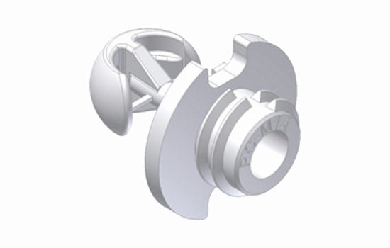 PC-M1B - Panel Clip Male Self-tapping 10MM White