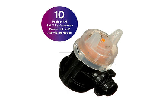 PPS-PSG-26814 - 1.4mm Orange Atomizing Head for Pressure Feed System - 10 per Pack