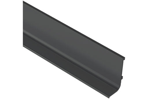 PROFILE-L-BLK - 98" Length Aluminum L Channel Profile - Black Finish