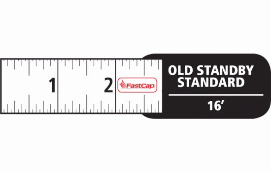PS16 - 16'L x 1"W Standard Tape Measure