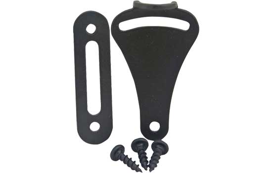 QG1307.01.08 - Black Rolling Door Privacy Latch