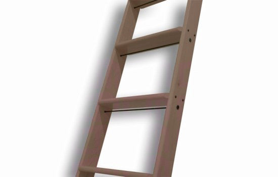 QG6010RO - 10' Red Oak Rolling Ladder