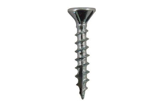 QS1245 - #8 x 1" Flat-nibbed Head Combo Zinc Type 17 Coarse Screw for Assembly  (1245) - 11M per Box