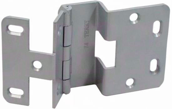 RP74PC - 3/4" x 3/4" Powder-coated Chrome Institutional Hinge