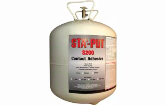 S20038CL - 38 lb Canister Clear Solvent-based Non-Postforming Contact Adhesive <mark>Additional Hazmat fees may apply. Orders with this item added are not eligible for Mar/Apr 2021 Free Shipping promotion.</mark>