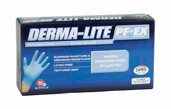 SAS6609-20 - 5 Mil Extra-Large Blue Nitrile Gloves - 100ea per Box