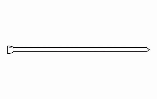 SCAY10EAA - 5/8" 18 Gauge Galvanized Slight Pin - 5000 per Pack