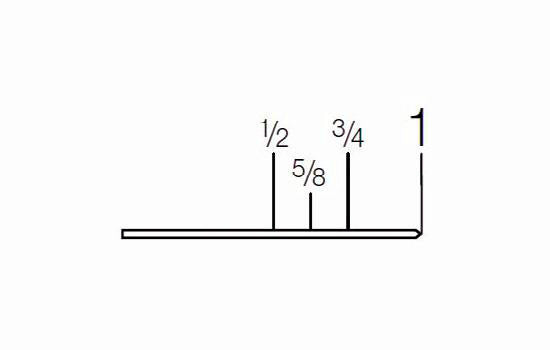 SCAZ08EAA - 1/2" 18 Gauge Headless Pin - 5000 per Pack