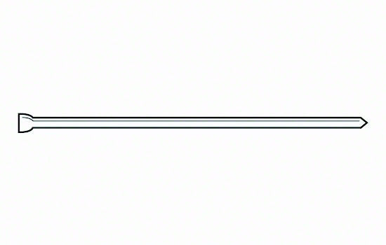 SCZX10EAA - 5/8" 21 Gauge Galvanized Slight Medium Pin - 5000 per Pack