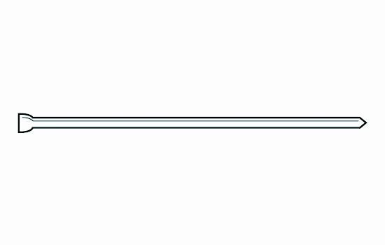 SCZX21EAA - 2" 21 Gauge Galvanized Slight Medium Pin - 5000 per Pack