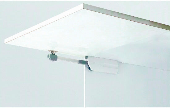 SLS-ELAN-ML - Medium-duty Gray Left Hand Elan Lid Stay