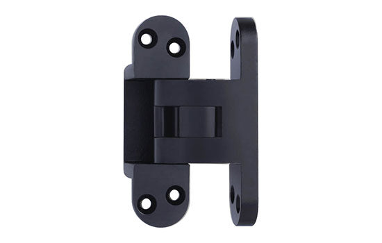 SS518US19-EACH - 518 Series 4-5/8"H Black Wide Throw Invisible Hinge for 1-3/4" Material