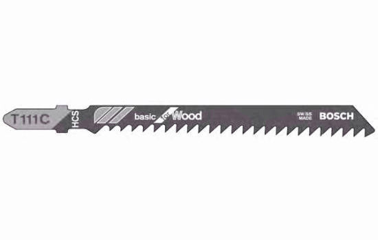 T111C - 4" 8 Teeth per Inch Jigsaw Blade for Wood & Plastic - 5ea per Card