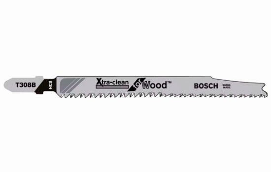 T308B - 4-1/2" 12 Teeth per Inch Extra Clean Jigsaw Blade for Wood - 5ea per Card