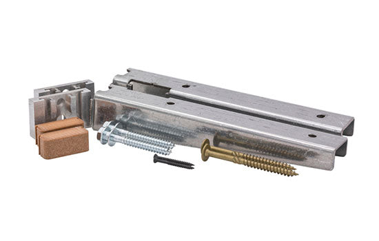 TLOC1515-10 - 10" Galvanized Floating Shelf Bracket - 300lb Capacity per Pair