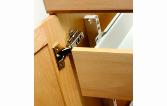 TTB503WH - 2" WH White Plastic Pilaster Quick Tray for Faceframe Cabinetry - Bulk 48 Pilasters & 100 Hook Dowels