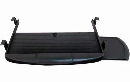 WLC400 - Storable Black Keyboard & Mouse Tray