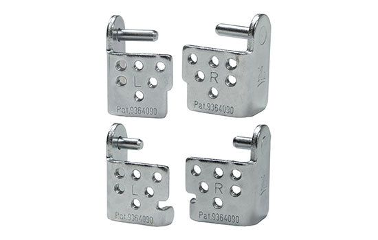 XBONLY20 - 20 Sets of 4 Metal Pilaster Brackets (20 Rollouts)