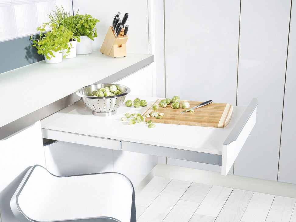 Pull-Out Table Fitting, Top Flex