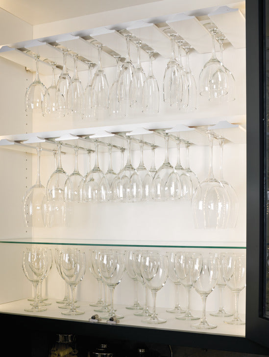 Stemware Rack, Wooden Cabinet Accessory