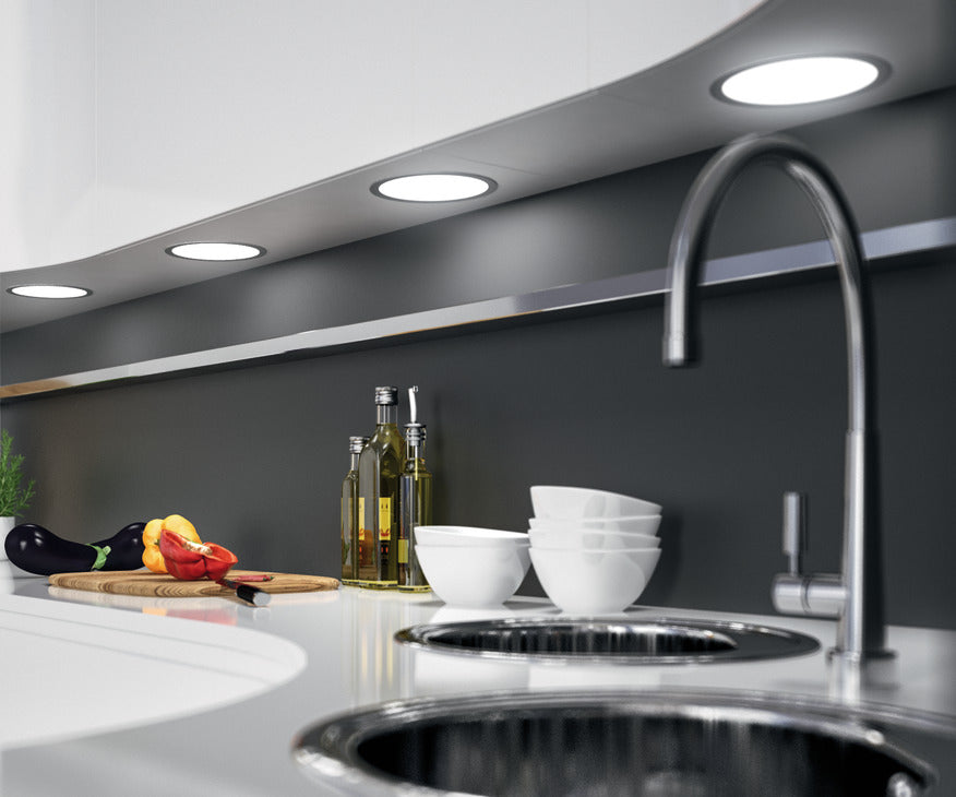 Round Surface Mounted Downlight, Loox LED 3023, 24 V