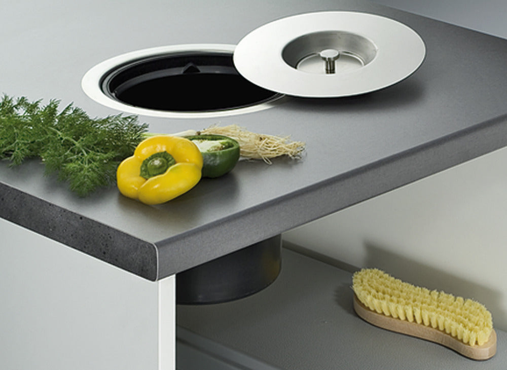 Single Waste Bin, for Flush or Surface Mounting