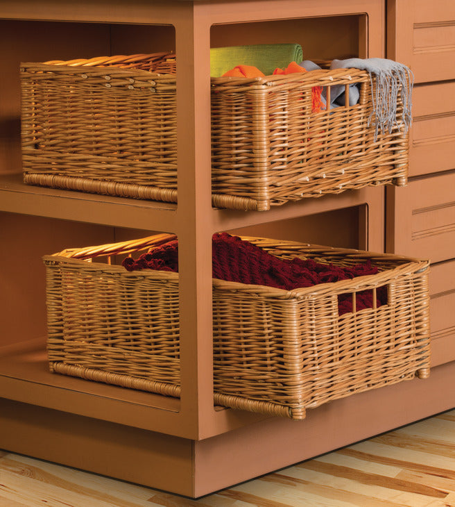 Wicker Basket, Free Standing