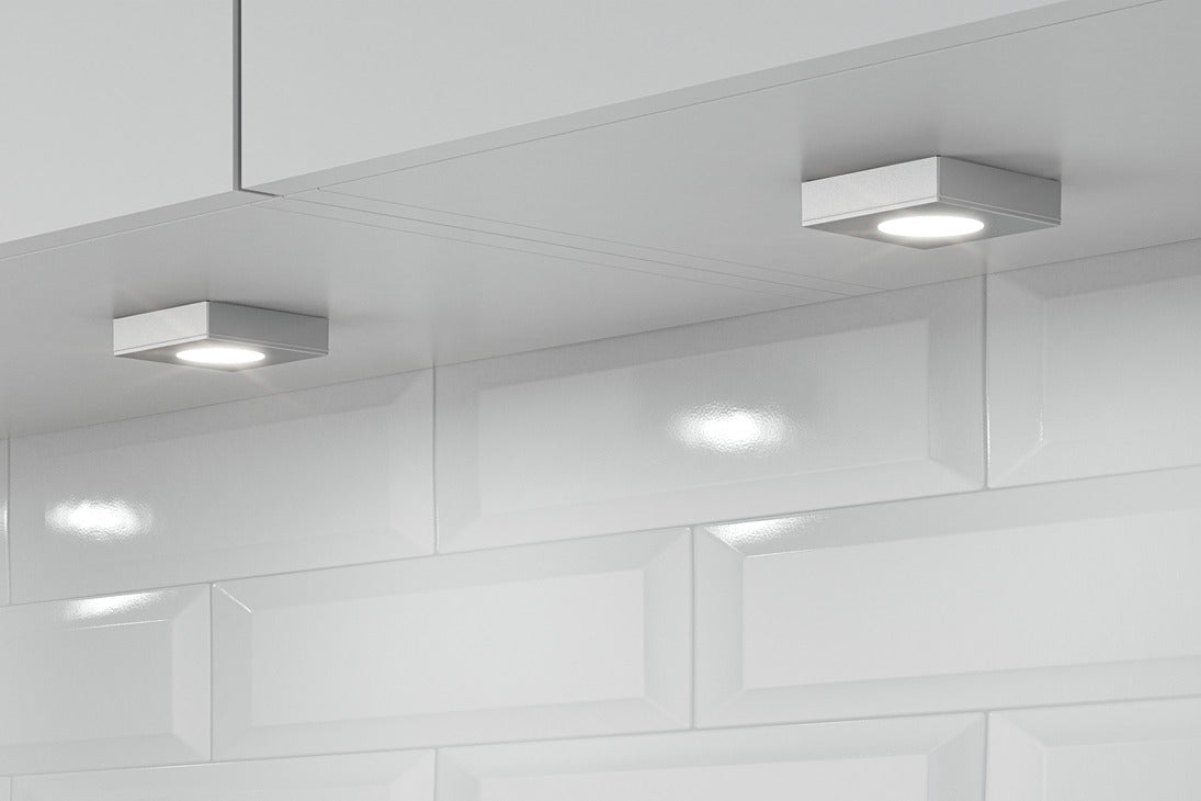Modular Puck Light, Modular, monochrome, LED 2025, aluminum, 12 V
