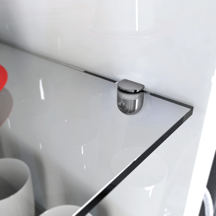 Shelf Support, Plug in, for Glass Shelves, Peki