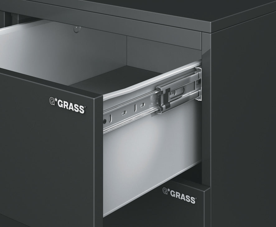 Drawer System Slide, Zbox, 3 3/8" Height
