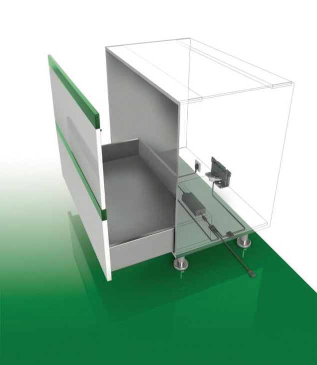 Electronic Waste Bin Auto Open Kit, for KessebÃ¶hmer Pull-Out Units