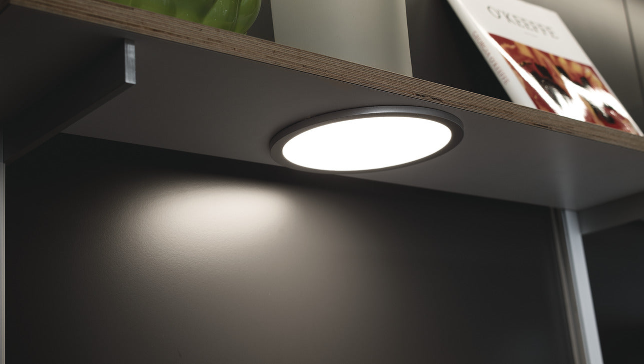 Round Surface Mounted Downlight, Loox LED 3023, 24 V