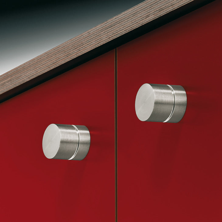 Knob, Stainless Steel, Matt