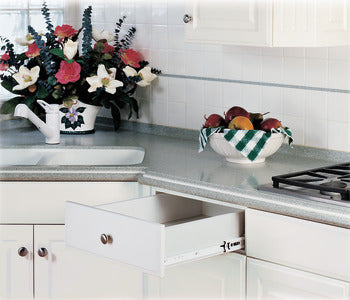 Accuride 3832 Telescopic Side Mounted Cam Adjust Slide, Full Extension, 100 lbs Weight Capacity