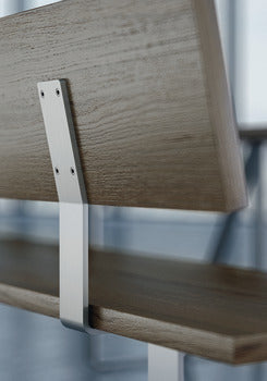 Backrest bracket, For screw fixing beneath the seat