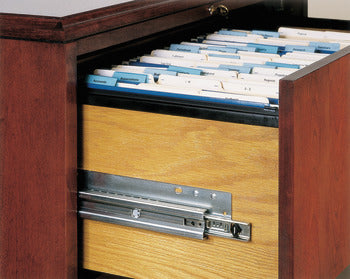 Accuride 3640A Telescopic Heavy Duty Side/Bottom Mounted Slide, 1" Overtravel; 75/200 lbs Weight Capacity