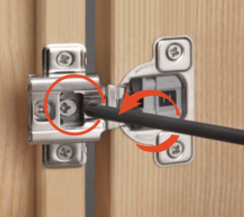 Concealed Hinge, Salice Excenthree 3-Cam, 106° Opening Angle, Soft Close, 1/2" Overlay