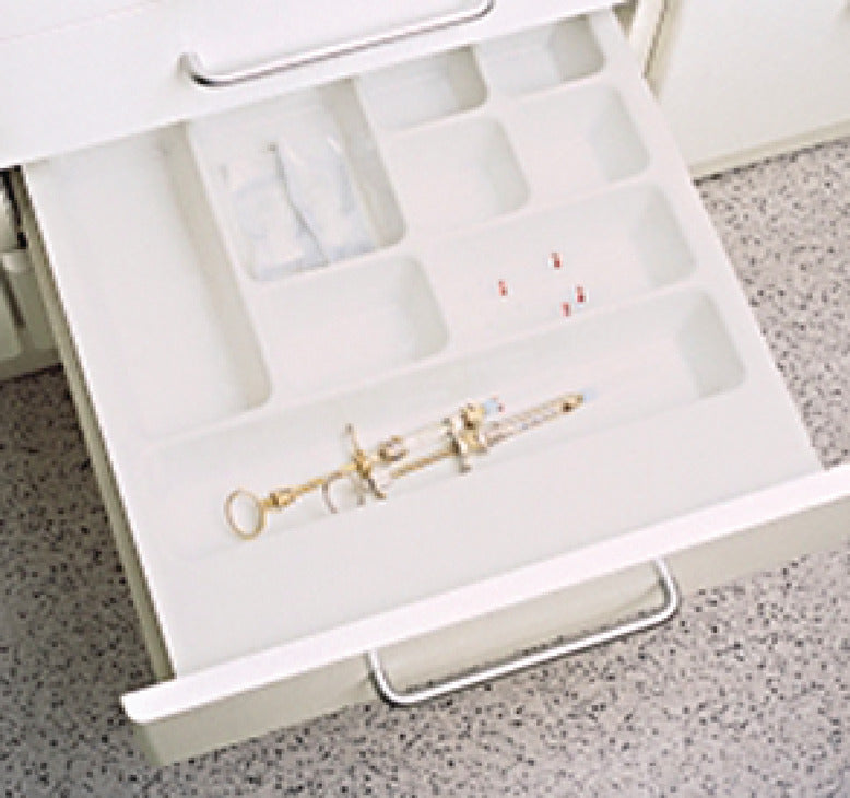 Medical Drawer Insert, Flat, for Medical Instruments
