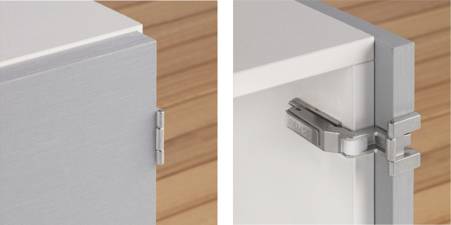 Single Pivot Institutional Hinge, Salice, 270° Opening Angle, Self Close